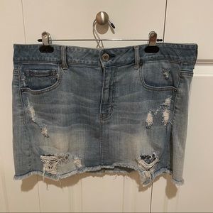 American Eagle Denim Mini Skirt